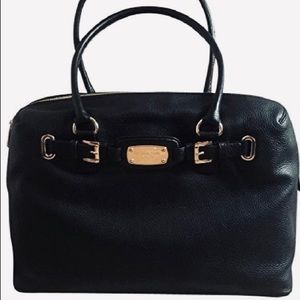 michael kors hamilton weekender bag black